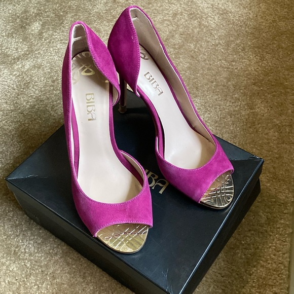BIBA Fuchia heels - Picture 1 of 7